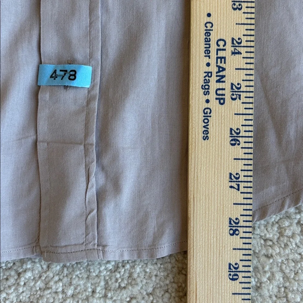 Vintage 80’s Banana Republic Khaki Safari Short Sleeve‎ Shirt Mens Size Small